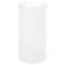 Free Standing White and Glass Tumbler